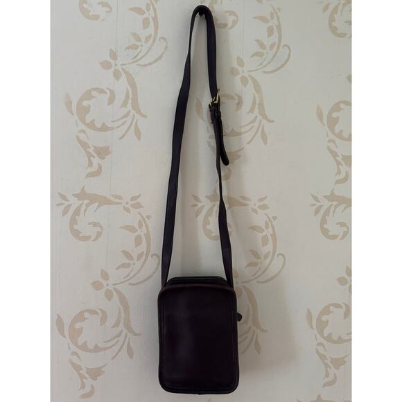 Vintage Coach Crossbody Brown Camera Leather Handbag 9973 - Picture 6 of 6